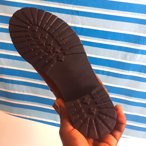 BACCO BUCCI Leather Shearling Fur lined All Season Weatherproof Lace up boot 10m - Picture 3 of 9